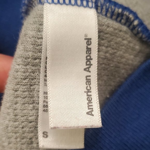 American Apparel thermal lined hooded sweatshirt - Picture 6 of 8
